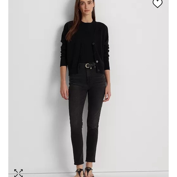 LAUREN RALPH LAUREN Superstretch High-Rise Skinny Ankle Jeans. - Picture 3 of 15